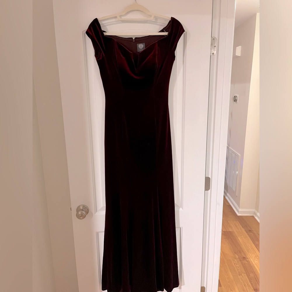Formal Red Velvet Gown